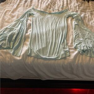 Free people birds of paradise top xs nwt mint